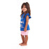 Girls summer pajama set Cool girl t-shirt + Rose shorts